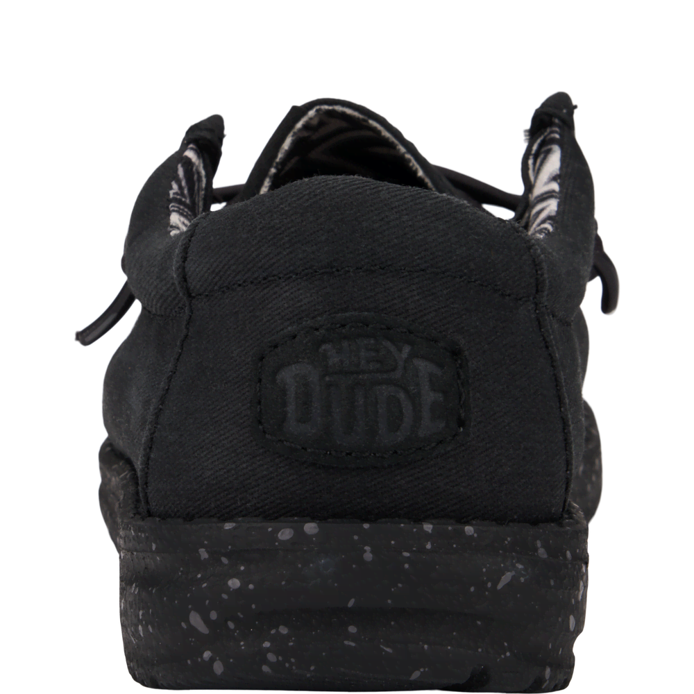 Wally Youth Stretch Canvas - Black/Black